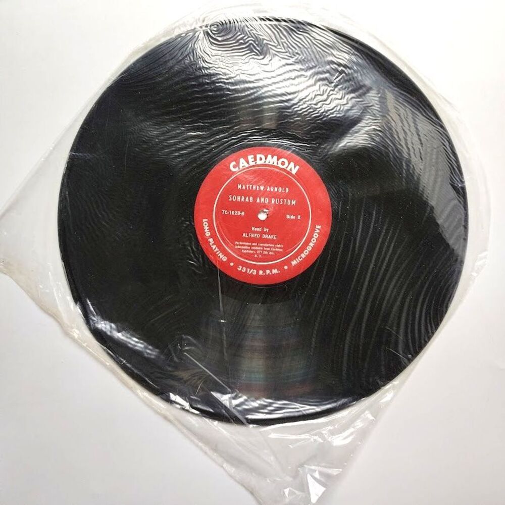 Alfred Drake The Rubaiyat of  Omar Khayyan and Sohrab And Rustum Read Record LP - Picture 4 of 4